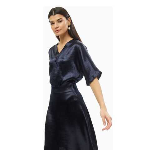 Футболка женская D&M by 1001DRESS DM01648DB синяя L в Wildberries