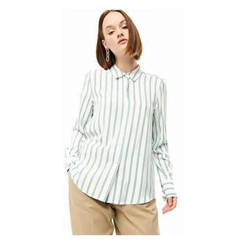 Рубашка женская Tommy Hilfiger WW0WW26610 зеленая 36 US в Wildberries