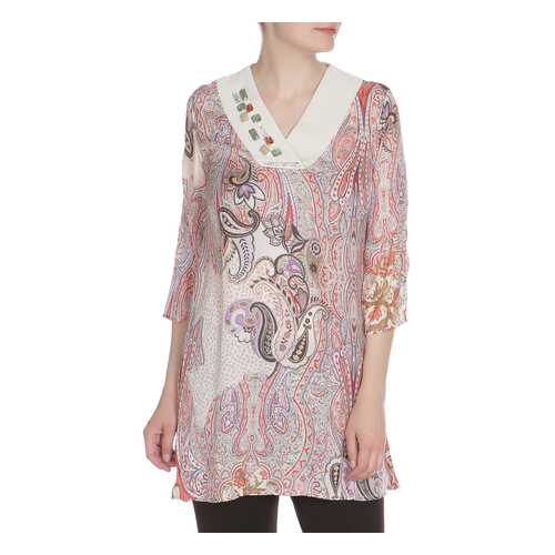 Туника женская DONATELLA VIA ROMA 55036 красная L в Wildberries