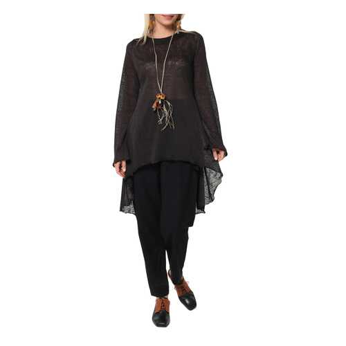 Туника женская LISA BOHO PERLA 190893 черная 52 EU в Wildberries