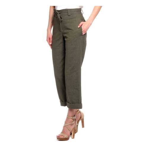 Брюки женские Diane von Furstenberg S977701M16 зеленые 0 USA в Wildberries