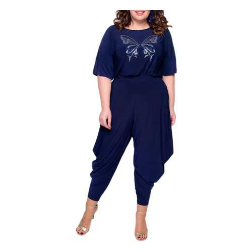 Брюки женские KR 1221 синие 52 RU в Wildberries
