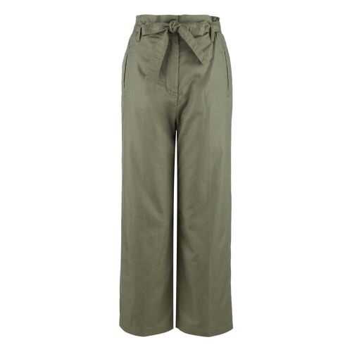 Брюки женские Marc O’Polo 007710169/463 зеленые 40 EU в Wildberries