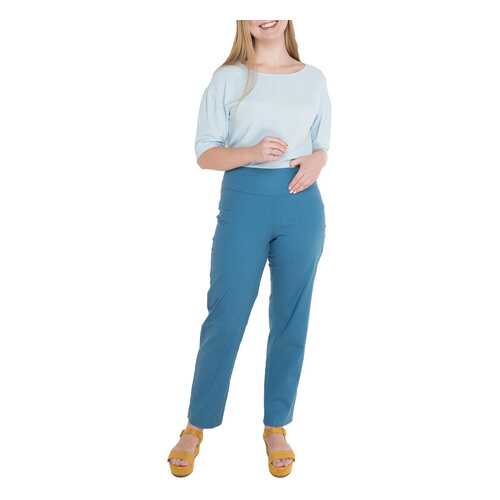 Брюки женские НЕЗНАКОМКА 05.9326.2335 голубые 52 RU в Wildberries