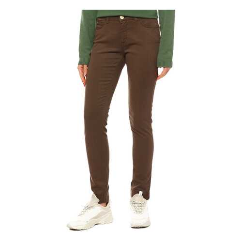 Брюки женские TRUSSARDI JEANS 5241101 коричневые 31 IT в Wildberries