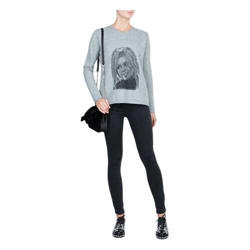 Джемпер женский BRIGITTE BARDOT 95114 серый S в Wildberries