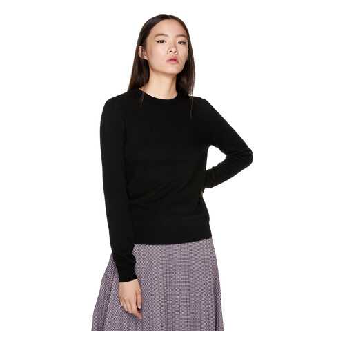 Джемпер женский United Colors of Benetton 20A_1002D1K01 черный XL в Wildberries