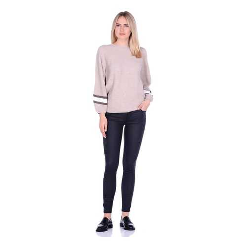 Джемпер женский Viola Stils 37445 бежевый XXL в Wildberries