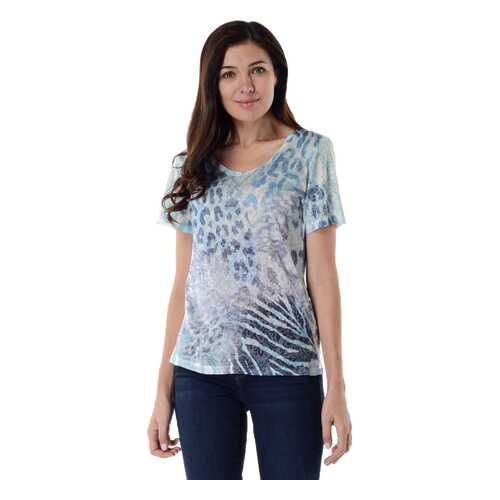 Футболка женская DLF SQ60878 голубая M в Wildberries