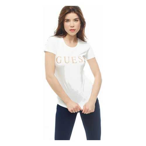 Футболка женская Guess W0YI0L-J1300 белая S в Wildberries