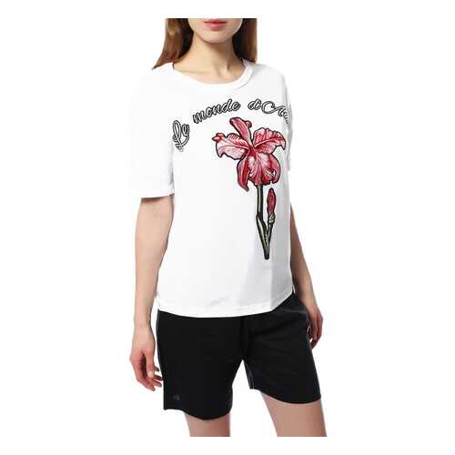 Футболка женская Luisa Cerano 358080/7472/1004 белая 38 DE в Wildberries