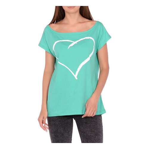 Футболка женская Rocawear R031876 зеленая S в Wildberries