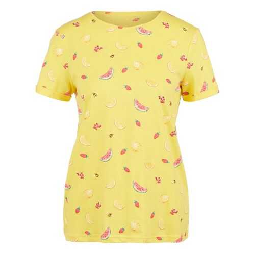 Футболка женская TOM TAILOR 1016115-21420 желтая S в Wildberries