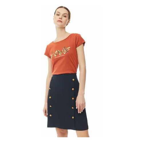 Футболка женская TOM TAILOR Denim 1017504-19759 красная XS в Wildberries