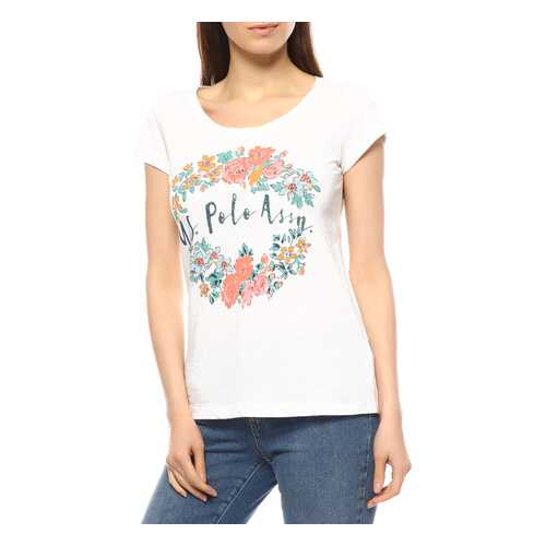 Футболка женская U.S. POLO Assn. G082GL0110GAMIN белая XS в Wildberries