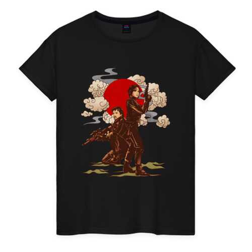 Футболка женская ВсеМайки 1825789 черная XL в Wildberries
