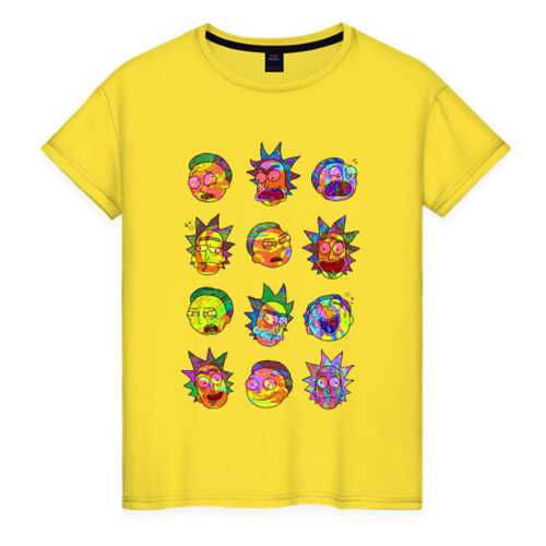 Футболка женская ВсеМайки 1858293 желтая XXXL в Wildberries
