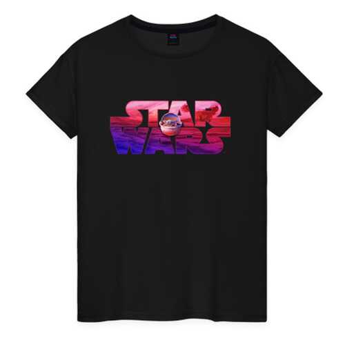 Футболка женская ВсеМайки 2147265 черная XXL в Wildberries