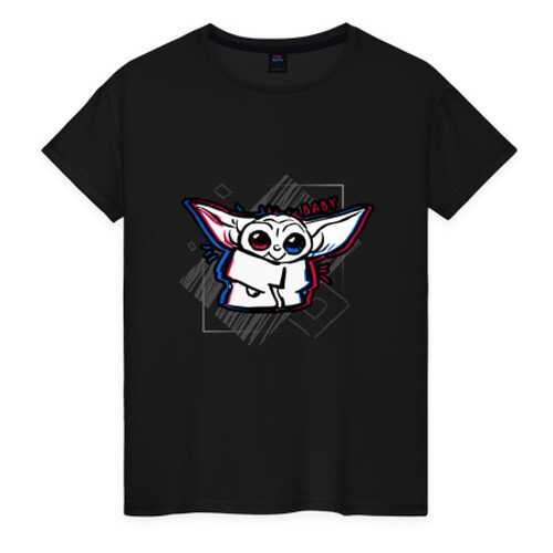 Футболка женская ВсеМайки 2147273 черная XL в Wildberries