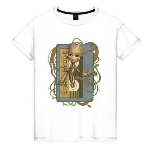 Футболка женская ВсеМайки 2166493 белая XXL в Wildberries