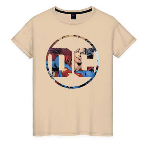 Футболка женская ВсеМайки 2227811 бежевая XS в Wildberries