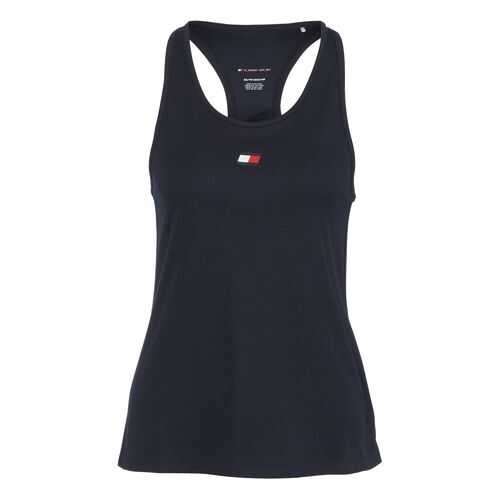 Майка женская Tommy Sport S10S100452 синяя L в Wildberries