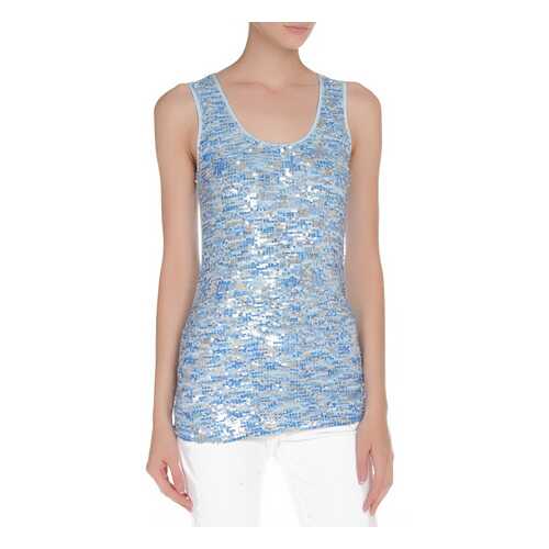 Топ женский PINKO TAG G86154484 голубой 46 IT в Wildberries