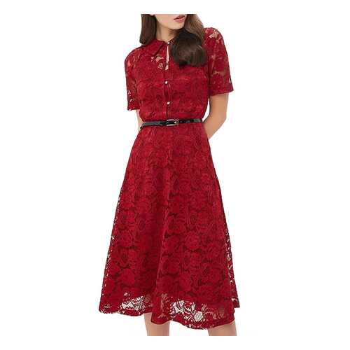 Платье женское Alina Assi MP002XW1I1DD красное L в Wildberries