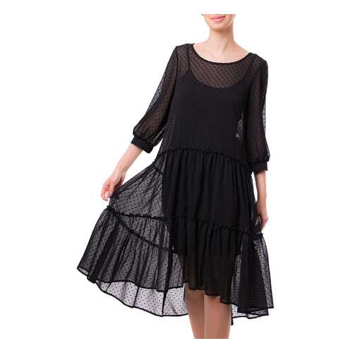 Платье женское Argent VLD900999 черное 50 RU в Wildberries