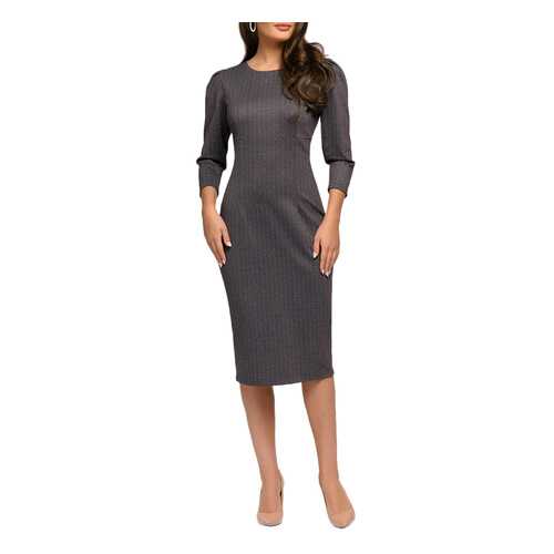 Платье женское D&M by 1001DRESS DM01653BR серое S в Wildberries