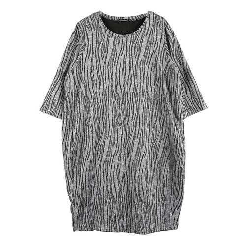 Платье женское Fashion CD-1214-5N серое 58 EU в Wildberries