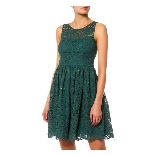 Платье женское JS BOUTIQUE 5263683 зеленое 4 US в Wildberries
