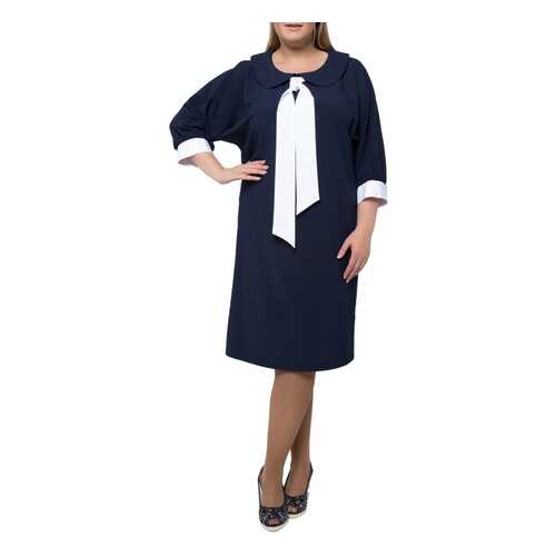 Платье женское KR 1523 синее 48 RU в Wildberries
