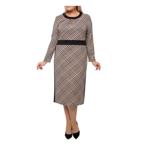 Платье женское KR 1541 бежевое 52 RU в Wildberries