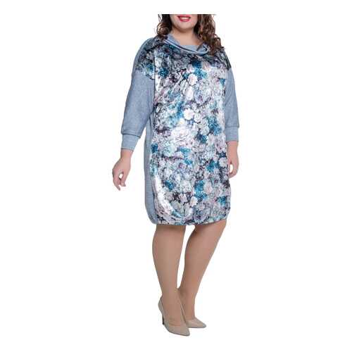 Платье женское KR 1549 голубое 56 RU в Wildberries