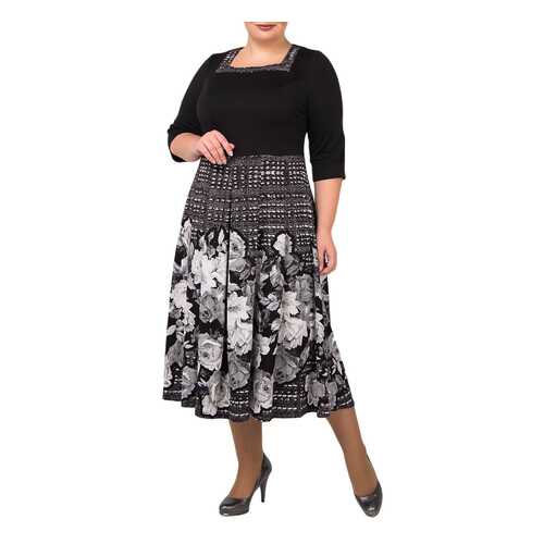 Платье женское KR 1553 черное 54 RU в Wildberries
