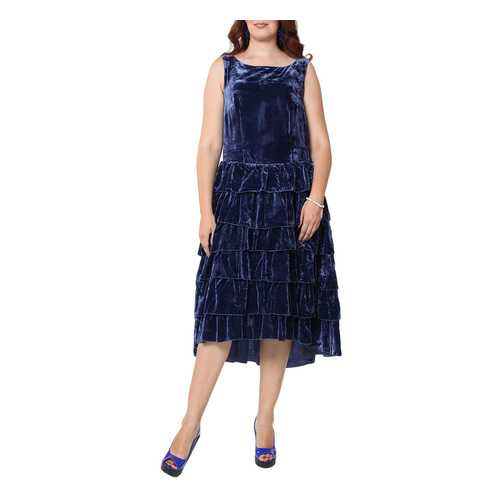 Платье женское LISA BOHO ALBA 190695 синее 48 EU в Wildberries
