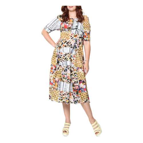 Платье женское LISA BOHO LIS 190691 коричневое 46 EU в Wildberries