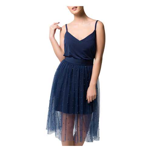 Платье женское LookLikeCat 01.063.10.274.809 синее 48 RU в Wildberries