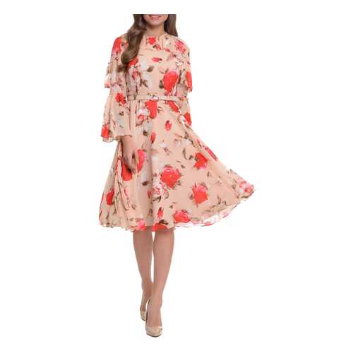Платье женское LUSIO AF18-020121 бежевое XS в Wildberries