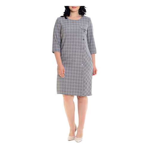 Платье женское MODALETO 1021M серое 56 RU в Wildberries