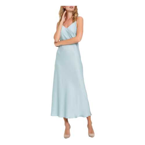 Платье женское NOELE NB-011 голубое 46 RU в Wildberries