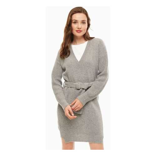 Платье женское Pinko серое в Wildberries