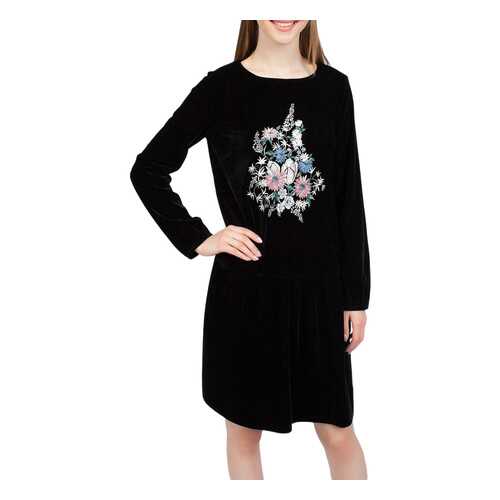 Платье женское SERGINNETTI 5-2249-01-4432-4 черное 40 RU в Wildberries