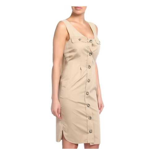 Платье женское SPORTMAX 22210311/001 бежевое 42 IT в Wildberries