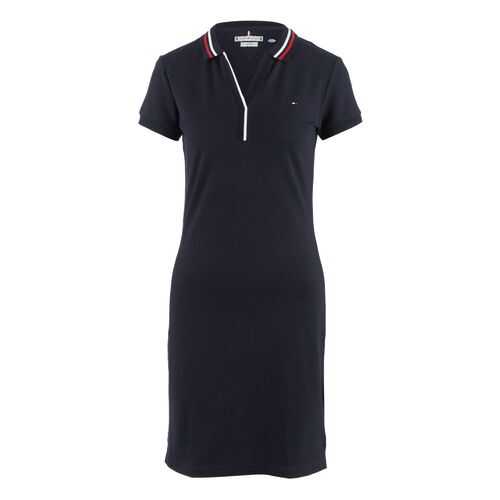 Платье женское Tommy Hilfiger WW0WW27855 синее L в Wildberries