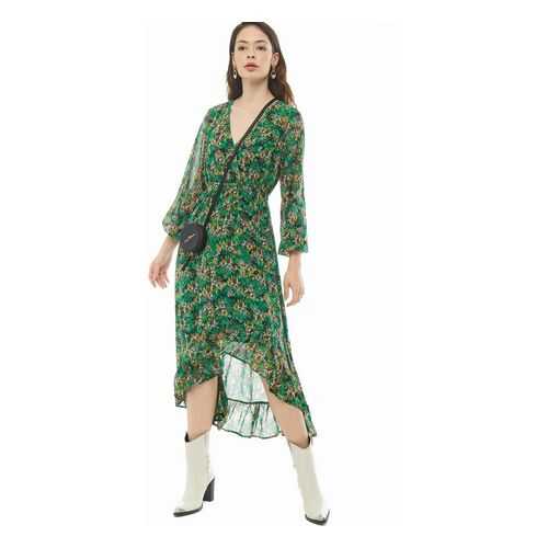 Платье женское Vero Moda 10233866 black зеленое XS в Wildberries