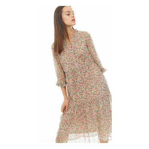 Платье женское Vero Moda 10235734 зеленое S в Wildberries