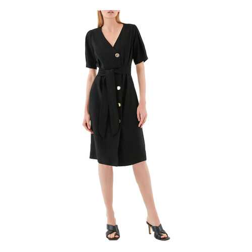 Платье женское ZARINA 224034524 черное 48 в Wildberries