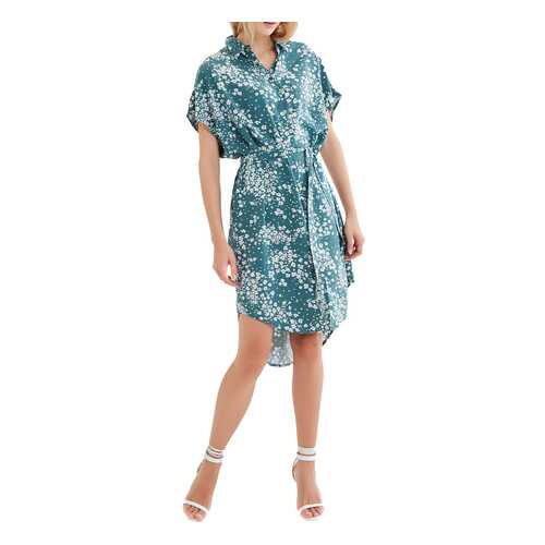 Платье женское ZARINA 225000503 зеленое 48 в Wildberries